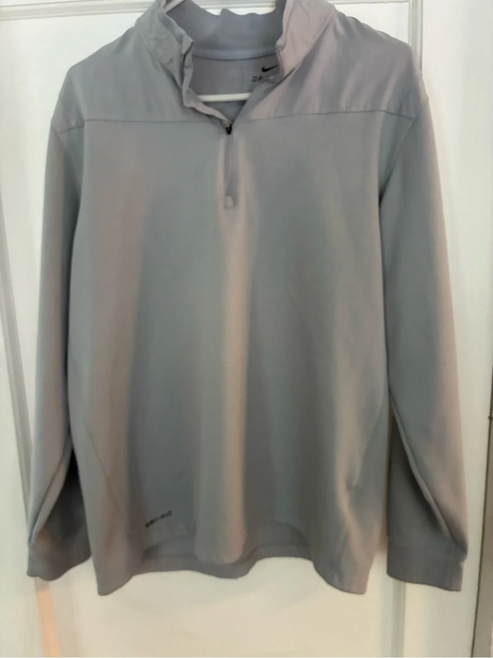 Nike Light Gray Dri-FIT Athletic Top